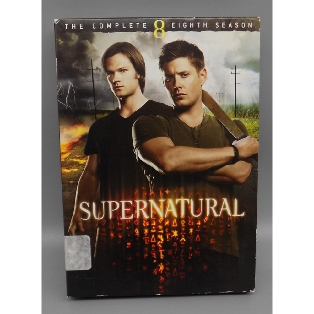 Supernatural Season 8 DVD Complete Box Set Clean Condition Sci Fi Buffy Angel
